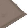 Garden Chair Cushions 6 pcs Taupe 39.4"x19.7"x1.2" - Taupe