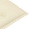 Garden Chair Cushions 4 pcs Cream 47.2"x19.7"x2.8" - Cream