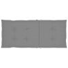 Garden Chair Cushions 6 pcs Gray 47.2"x19.7"x1.2" - Grey