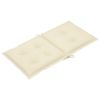 Garden Chair Cushions 2 pcs Cream 39.4"x19.7"x2.8" - Cream