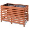 Planter 39.3"x19.6"x27.9" Wood - Brown