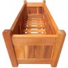 Garden Raised Bed Acacia Wood 29.9"x10.9"x9.8" - Brown