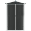 Garden Shed Anthracite 42.3"x18.1"x72" Galvanized Steel - Anthracite