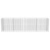 Gabion Raised Bed Galvanized Steel 141.7"x19.7"x39.4" - Silver