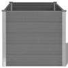 Garden Raised Bed WPC 39.4"x39.4"x35.8" Gray - Grey