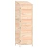 Garden Shed 21.7"x20.5"x68.7" Solid Wood Fir - Brown