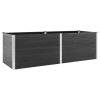 Garden Raised Bed 78.7"x19.7"x35.8" WPC Gray - Grey