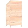 Garden Shed 21.7"x20.5"x44.1" Solid Wood Fir - Brown