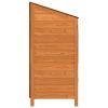 Garden Shed Brown 21.7"x20.5"x44.1" Solid Wood Fir - Brown