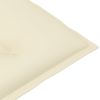 Garden Chair Cushions 4 pcs Cream 39.4"x19.7"x2.8" - Cream