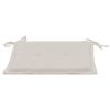 Garden Chair Cushions 2 pcs Cream 19.7"x19.7"x1.2" - Cream