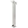 Garden Water Column Stainless Steel Square 37.4" - Silver