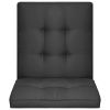 Garden Chair Cushions 2 pcs Anthracite 39.4"x19.7"x2" - Anthracite