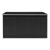 Garden Shed 101.2"x117.3"x70.1" Metal Anthracite - Black