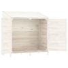 Garden Shed White 40.2"x20.5"x44.1" Solid Wood Fir - White