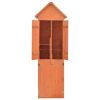 Garden Storage Shed 28"x23.6"x83.9" Wood - Brown