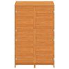 Garden Shed Brown 40.2"x20.5"x68.7" Solid Wood Fir - Brown