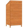 Garden Shed Brown 21.7"x20.5"x44.1" Solid Wood Fir - Brown