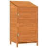 Garden Shed Brown 21.7"x20.5"x44.1" Solid Wood Fir - Brown