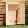 Garden Shed 40.2"x20.5"x68.7" Solid Wood Fir - Brown