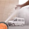 1pc Adjustable Garden Water Gun Sprinkler Hose Nozzle High Pressure Washer Car Wash Cleaning Tool Lawn Watering Sprinkler Spray Gun - Function Orange