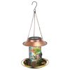 Solar Bird Feeder Decorative Hanging Bird Feeder Lantern Warm White Light Bird Feeder for Outdoor Garden Backyard - Colorful