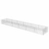 Gabion Raised Bed Galvanized Steel 212.6"x35.4"x19.7" - Silver