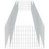 Gabion Raised Bed Galvanized Steel 212.6"x35.4"x19.7" - Silver