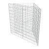 Gabion Raised Bed Galvanized Steel 29.5"x29.5"x39.4" - Silver