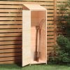 Garden Shed 21.7"x20.5"x68.7" Solid Wood Fir - Brown