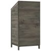 Garden Shed Anthracite 21.7"x20.5"x44.1" Solid Wood Fir - Anthracite