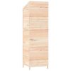 Garden Shed 21.7"x20.5"x68.7" Solid Wood Fir - Brown