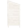 Garden Shed White 40.2"x20.5"x44.1" Solid Wood Fir - White