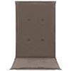 Garden Chair Cushions 2 pcs Taupe 47.2"x19.7"x1.2" - Grey