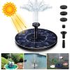 1set Solar Sprinkler; Garden Decoration; Water Floating Solar Power Fountain Panel Kit; Water Pump For Pool Pond Garden - 1 Set