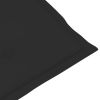 Garden Chair Cushions 2 pcs Black 47.2"x19.7"x1.2" - Black