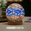 3 Color Changing Night Light RGB Remote Control Dimmable Lamp Portable Table Bedside Lamps USB Rechargeable Night Lamp - Tricolor remote7 - China