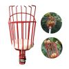 Fruit picking tool high-altitude retractable garden fruit picking fruit picker - red