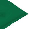 Garden Chair Cushions 6 pcs Green 47.2"x19.7"x2.8" - Green