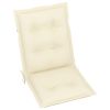 Garden Chair Cushions 4 pcs Cream 39.4"x19.7"x2.8" - Cream