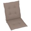 Garden Chair Cushions 6 pcs Taupe 39.4"x19.7"x1.2" - Taupe