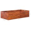 Garden Raised Bed Acacia Wood 78.7"x39.4"x19.7" - Brown