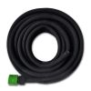 Soaker Hose Watering & Irrigation Garden 1/2" Connector 82 ft - Black