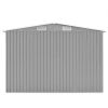 Garden Shed 101.2"x117.3"x70.1" Metal Gray - Grey