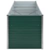 Garden Raised Bed Galvanized Steel 126"x31.5"x31.3" Green - Green