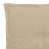 Garden Chair Cushions 2 pcs Beige 19.7"x19.7"x1.2" - Beige