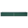 Garden Raised Bed Galvanized Steel 126"x31.5"x17.7" Green - Green