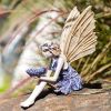 1pc Miniature Fairy Resin Statue, Resin Craft For Garden Yard Outdoor Indoor Lawn Porch Balcony Patio Decor - Fairy