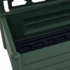 Garden Planter with Trellis 39.4"x16.9"x55.9" PP Green - Green