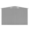 Garden Shed 101.2" x 192.5" x 71.3" Metal Gray - Gray